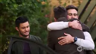 David, Aaron, Mark scene ep 8212