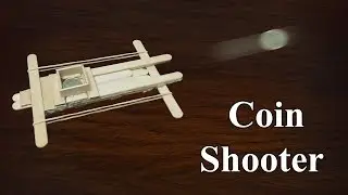 How to make coin shooter with popsicle Sticks
