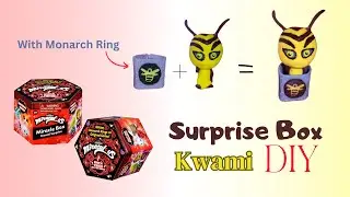 Kwami Surprise Box DIY series 3 with Monarch Rings from S5 | Clay Pollen Kwami Tutorial