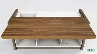 Movable Island Bench Top by ATIM