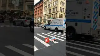 NYC ambulance sound🚑🚨 #citylife #newyorkcity #ambulance #rescue #citysounds