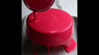Yummy 😋 Mirror Glazing Cake Decoration ideas #cakes #mirrorglazecake #youtubeshorts #shorts