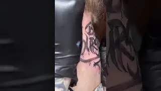 Graffiti Tattoo Lettering With A Magnum Needle Configuration ✍️