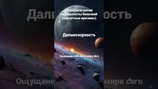#дальнозоркость #психосоматика