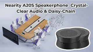 Nearity A20S Speakerphone | Crystal-Clear Audio & Daisy-Chain for Any Meeting Room
