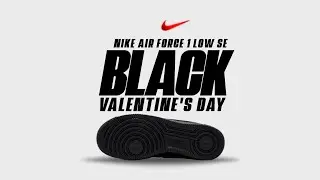 Первый взгляд: Nike Air Force 1 Valentine&rsquo;s Day BLACK 2026 &mdash; Потрясающие детали!