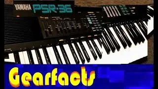 Yamaha PSR-36 FM synth demo - wide heavy sounds!