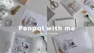 Vintage Theme Penpal ചെയ്യാം 🕰️Penpal With Me Malayalam, Penpal Letter