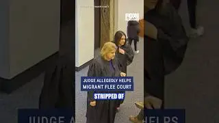 WATCH: Wisconsin judge allegedly helps illegal migrant sneak out of court #shorts #border #politics