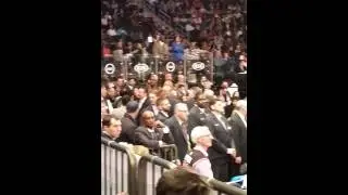 Beyonce walks by and the world