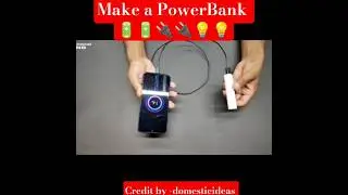 DIY Long Backup Power Bank Model 😱 | Electronics Project #shorts#diy#viral #shortsfeed #experiment