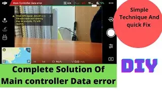 REPAIR  DJI MAVIC AIR Main Controller Data Error, Quick Fix DIY, ( Hindi Audio) with eng subtitle .