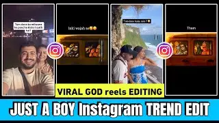 Just A Boy Song Reels Editing | Bhagwan Ji Car Driving Video Editing | God Car Drive Video Editing 