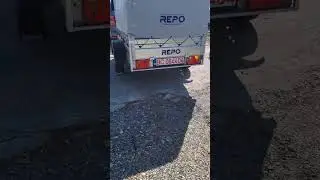 Remorca auto REPO RRS 2100 x 1150 x 340 mm 750 kg. cu cadru si prelata - 4890 lei!