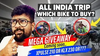 NEW BIKE & HUGE GIVEAWAY! Big things are coming! All India Trip Bike Buying