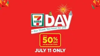 7-Eleven Day | ONE-DAY EXCLUSIVE | 50% Discount