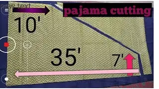 Pajama cutting .#Patiyala Pajama cutting. @asan selai .aasani se viral Pajama cutting Karen2025.