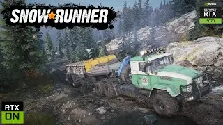 SnowRunner &ndash; Tayga 6436 Completes Unfortunate Event | 3 Oil Barrels Recovery at Smithville #offroad
