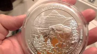 2011 America the Beautiful Series Glacier 5 Ounce Silver Coin Review