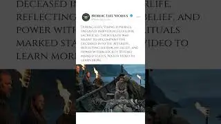 Elite Viking burials included human sacrifice #vikinghistory #vikings #vikinglife