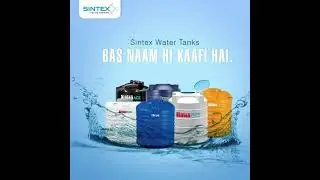 Sintex Water Tank. Best water solution guaranteed for your healthy family and kids 🙏🏻.