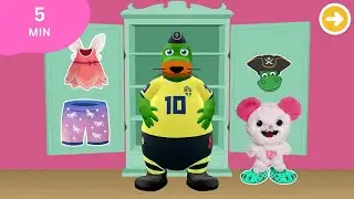 Byt Kl&auml;der Med Draken! KNASIGA KL&Auml;DER! Bolibompa App SVT Spel F&ouml;r Barn