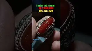 batu pandan sutra merah langka tapi ada #singapore #malaysia #shots #viral
