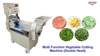 Automatic Vegetable Cutting Double Head | Vegetable Cutting, Dicing, Slicing, Shredding Machine
