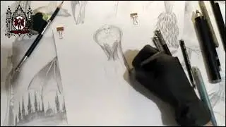 Desenho de Moda - Este é um conceito central na moda de vanguarda. #gothstyle 