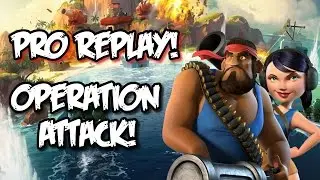 Boom Beach - Heavy Zooka DESTROYS Operation Base! [Pro Gameplay Heavy Zooka Attack Strategy]