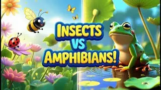 Insects and Amphibians 🐞🐸 | Amazing Animal Facts for Kids | Fun Learning Video