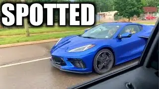 C8 Mid Engine Corvette Spotted In The Wild No Camo