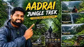 We Explored The Dark Forest of AADRAI JUNGLE | Aadrai Jungle trek fullinformation | Aadrai in telugu