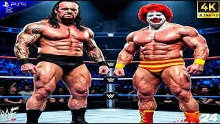 UNDERTAKER VS RONALD MCDONALD WWE CHAMPIONSHIP 2K24