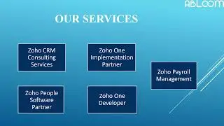 Zoho CRM Consulting Services