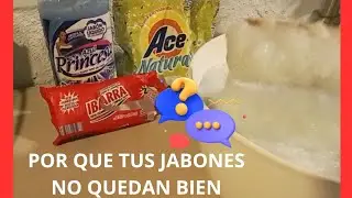 JABON LIQUIDO CON INGREDIENTES NO COMPATIBLES