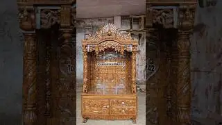 ✨Divine Wooden Temple for Navratri & Diwali | Handcrafted Mandir for Home Pooja & Festive Vibes 🪔