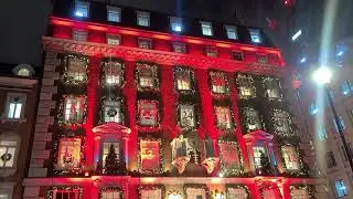 London Tea Time ✨ Balade dans les rues illumin&eacute;es 🎄 #Short