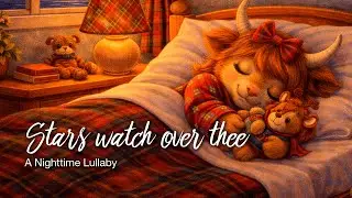 Stars Watch Over Thee | Gentle Bedtime Music for Kids | Calm Lullaby #sleepmusic  #lullaby