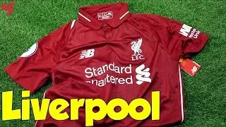 New Balance Liverpool FC M.Salah 2018/19 Home Soccer Jersey Unboxing + Review