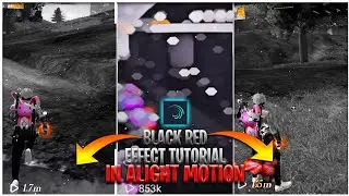 BLACK EFFECT QUALITY editing tutorial | Freefire 4K Quality in Alightmotion