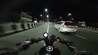 A little night ride with tvs Ronin 225 || 2025 base model||