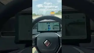 Rivian R1S Gen2 - Auto Lane Change in action.
