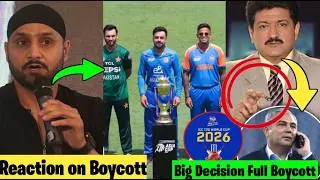 Harbhajan Singh statement on Pakistan Boycott | Hamid mir Call to Mohsin Naqvi For special request?