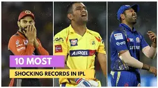 Top 10 Worst records in IPL history | IPL 2021