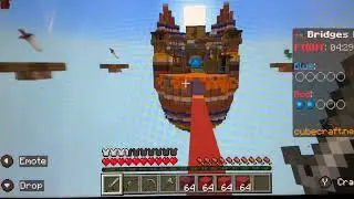 Block wars bridges play through 1v1 #cubecraftminecraft  #minecraftbedrock #nintendoswitch 