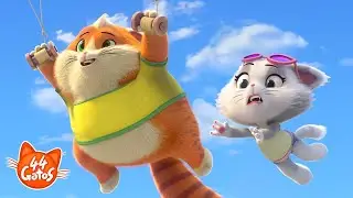 44 Gatos | Missão Gato Voador: O Almôndega voa de verdade? 🐱✈️