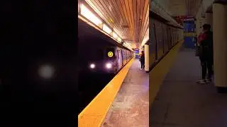Q Train in FLATBUSH BROOKLYN | Church Avenue Station | Riding the MTA Transit System #mta #trains