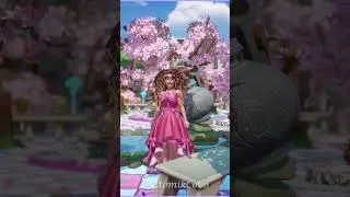 Cherry Blossom Plaza - Work in Progress Pt. 1 #DisneyDreamlightValley #DDLVDecor #CozyGamer