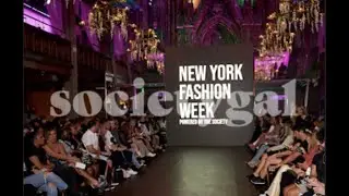 Backstage at New York Fashion Week with Designer Sophia Cromwell, WWE owner of Jaunty Fashion.